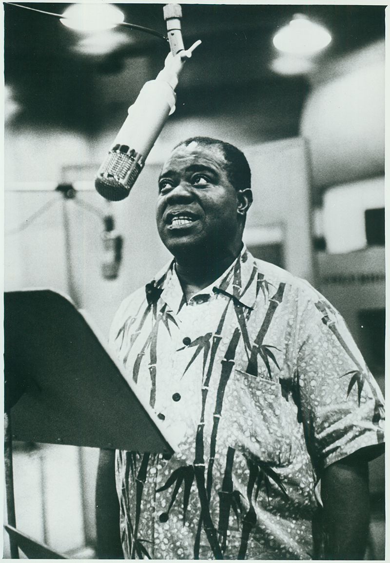 Louis Armstrong performs in African countries under the President's Special International Program for Cultural Presentations, undated - 59-g-96 vs-1429-61