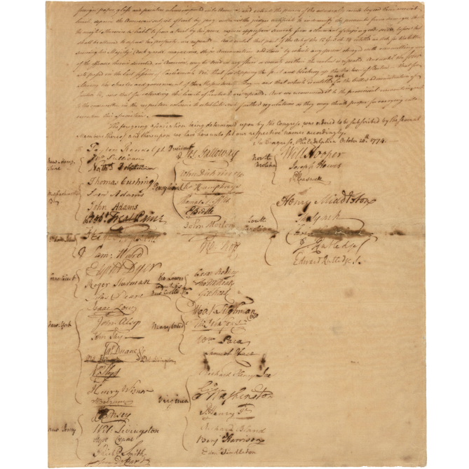 1774 Articles of Association
