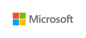 Microsoft logo and link