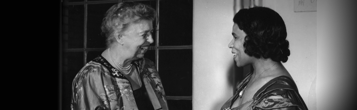 Eleanor Roosevelt and Marian Anderson