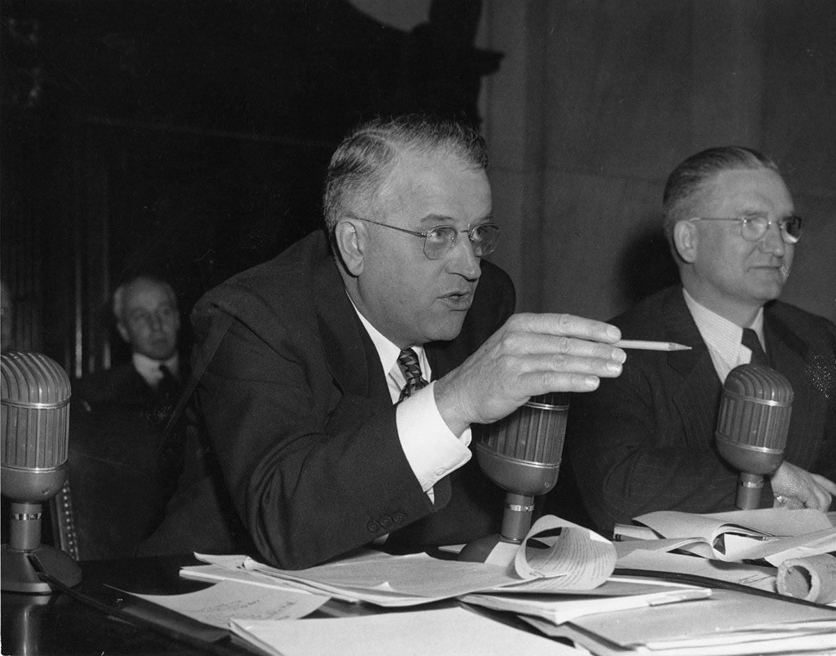 Senators Kenneth Wherry and J. Lister Hill conducted the first congressional investigation into homosexuality in the federal workforce