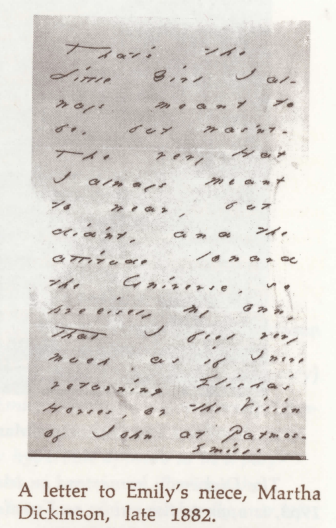 Letter to niece, Martha