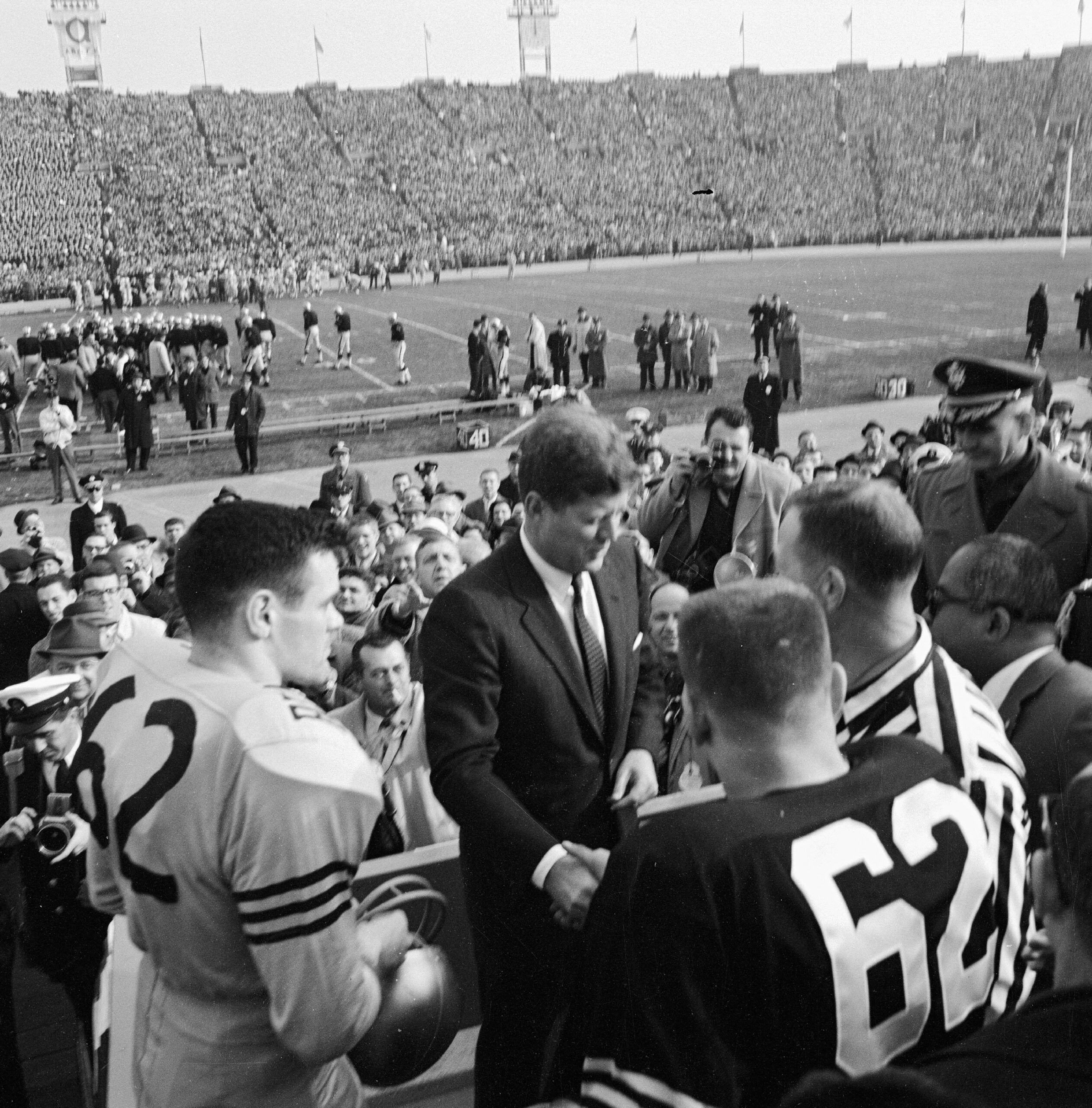 JFK at the Army/Navy Game - National Archives Identifier: 6817180
