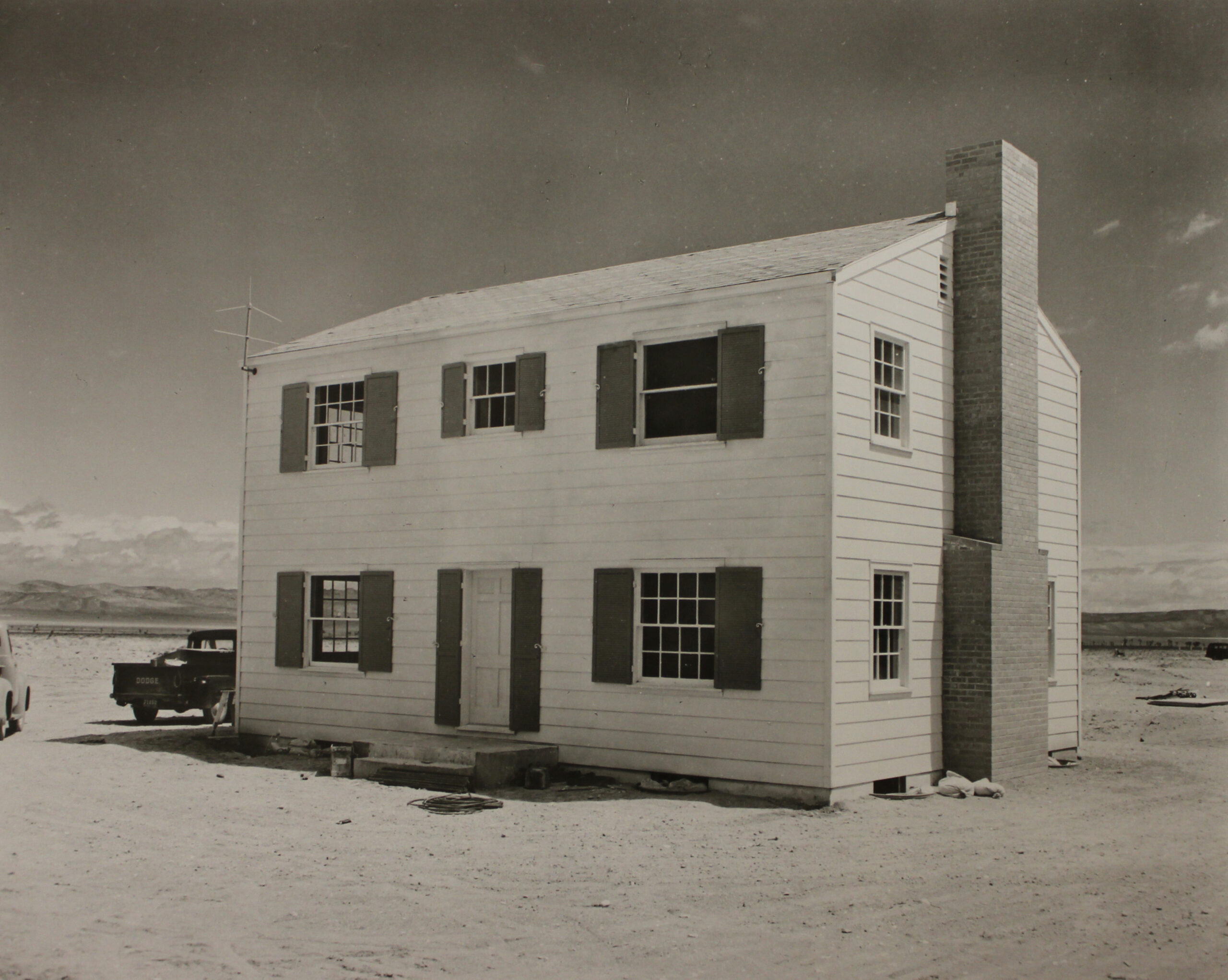 Apple-2 house before test – National Archives Identifier: 7065482